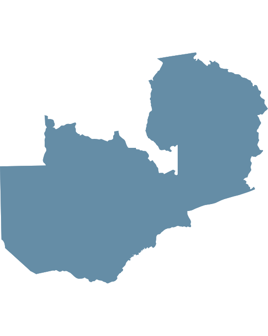 mapa zambia